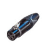 Neutrik XLR plug 3-pole female  Neutrik® - with gold-plated contacts