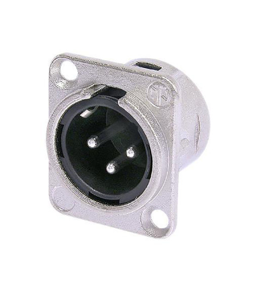 Neutrik XLR chassis connector 3-pole male  Neutrik®