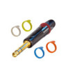 Neutrik Jack TRS Neutrik® - angled plug with gold-plated contacts