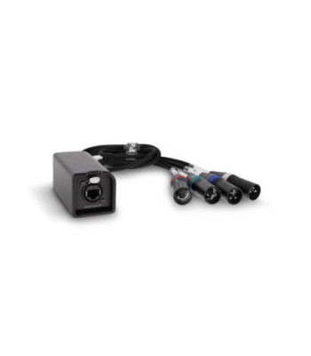 Palmer Audio over Cat Loom from etherCON to 4 x XLR male