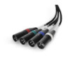Palmer Audio over Cat Loom from etherCON to 4 x XLR male