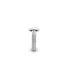 Adam Hall Cup head square neck screw M6 x 30 mm, steel galvanised, DIN 603 - 100 Stk.