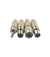 JTS Lavalier mikrofon Omni, pakke med 4 connector, Beige