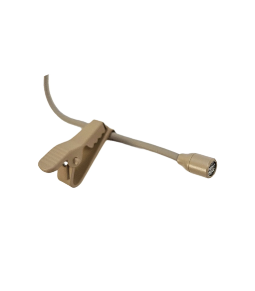JTS Lavalier mikrofon Omni, pakke med 4 connector, Beige
