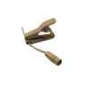 JTS Lavalier mikrofon Omni pakke m/ 4 forskellige stik, Beige