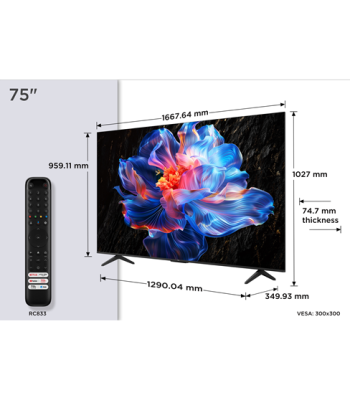 TCL 75P6K - UHD 4K Google TV