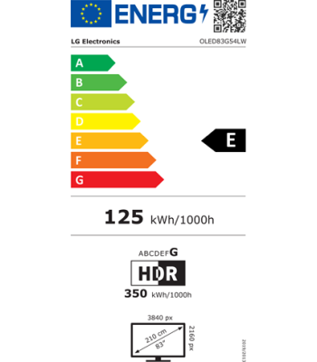 LG OLED83G54LW - OLED 4K Smart TV