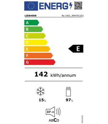 Liebherr Re 1401-20 001 - Fritstående køleskab