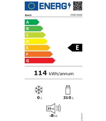 Bosch KIR81NSE0 - Integrerbart køleskab