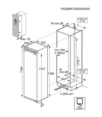 AEG TK6DS181EC - Integrerbart køleskab