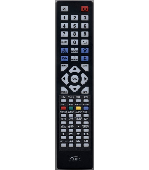 Blaupunkt BLF/RMC/0005 Remote Control For LCD LED 3D HD TV/DVD Combi