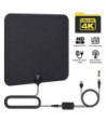 Indoor Digital TV Antenna HDTV Antena TV Radius Aerial Surf Fox DVB-T2 DVB-T ATSC ISDB TV Interior Antennas Amplifier ANT2325+