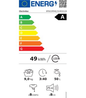 Electrolux EFI633P94Q, Autodose - Frontbetjent vaskemaskine