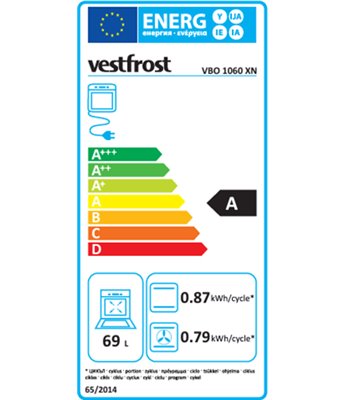 Vestfrost VBO 1060 N - Ovn til indbygning