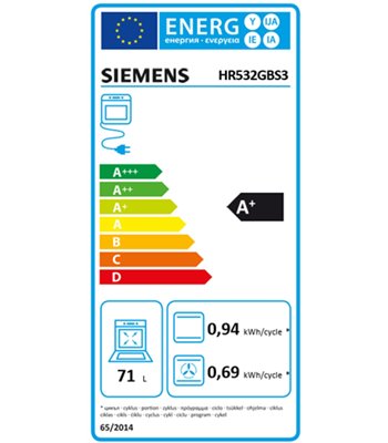 Siemens HR532GBS3 - Dampovn