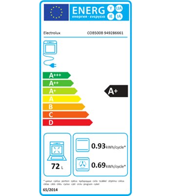 Electrolux COB500B - Ovn til indbygning