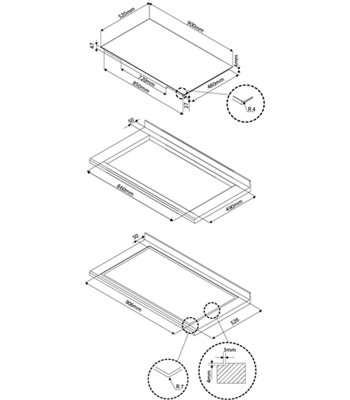 Eico 2282 90 Fusion IQWP - Link - Induktionskogeplade