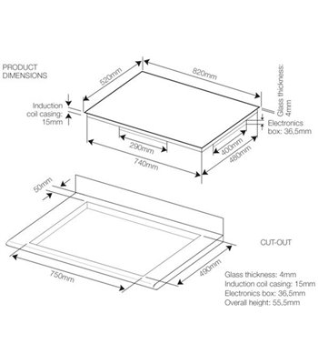 Witt WIF 82 - Induktionskogeplade