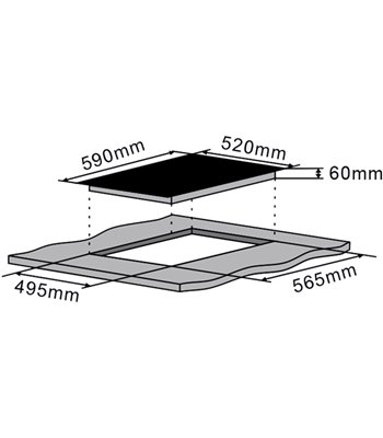 Silverline JI 6021 F - Induktionskogeplade