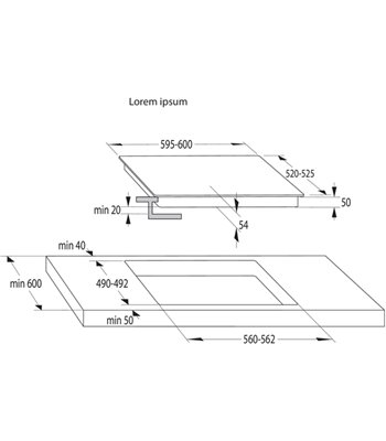 Gorenje IS646BG - Induktionskogeplade