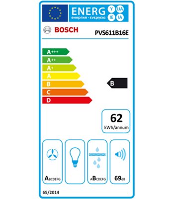 Bosch PVS611B16E - Induktionskogeplade med indbygget emhætte