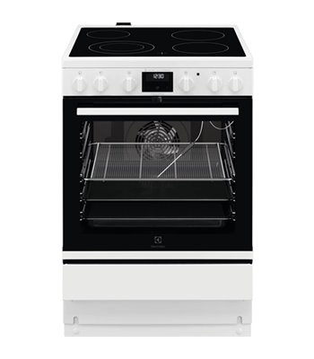Electrolux Excellence XEC6538SW - Glaskeramisk komfur
