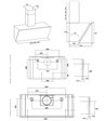 Eico 6317 E24 60 W - Link - Skråtstillet emhætte