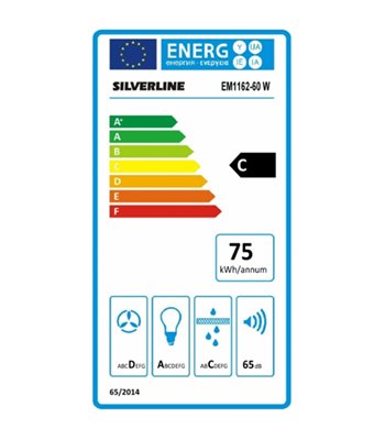 Silverline EM 1162-60 HV, 60 cm - Skabsintegrerede emhætter