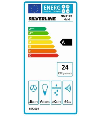 Silverline SM 1143 HV - Skabsintegreret emhætte