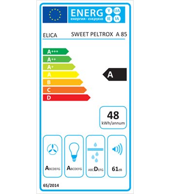 Eico 4976 Sweet P 85 A Peltrox - Væghængt emhætte