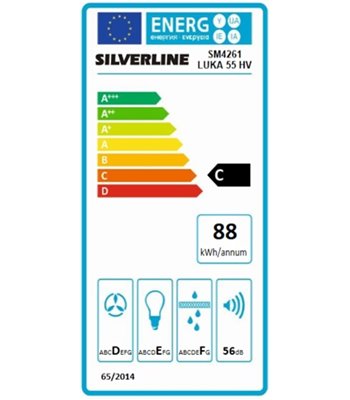 Silverline SM 4261-60 HV - Loftintegreret emhætte