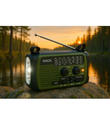 Sinox Bluetooth® nødradio. Grøn