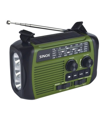 Sinox Bluetooth® nødradio. Grøn