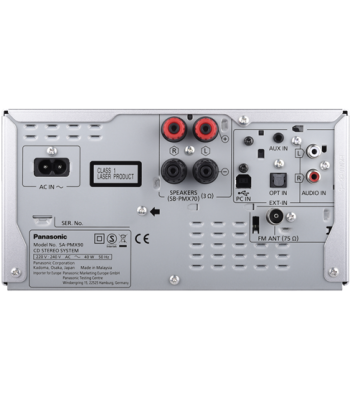 Panasonic SC-PMX90EG-S, silver - Minisystem