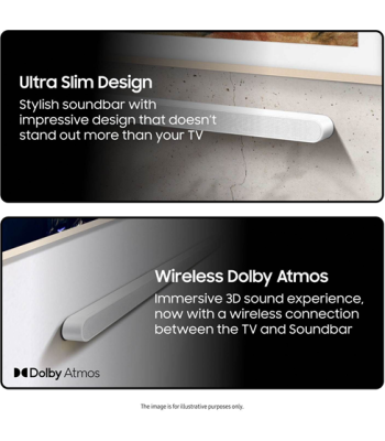 Samsung HW-S711D/XE, hvid - Soundbar med subwoofer