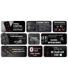 Stetsom DSP-forstærker til installation med 4x100W RMS, app og FM-radio