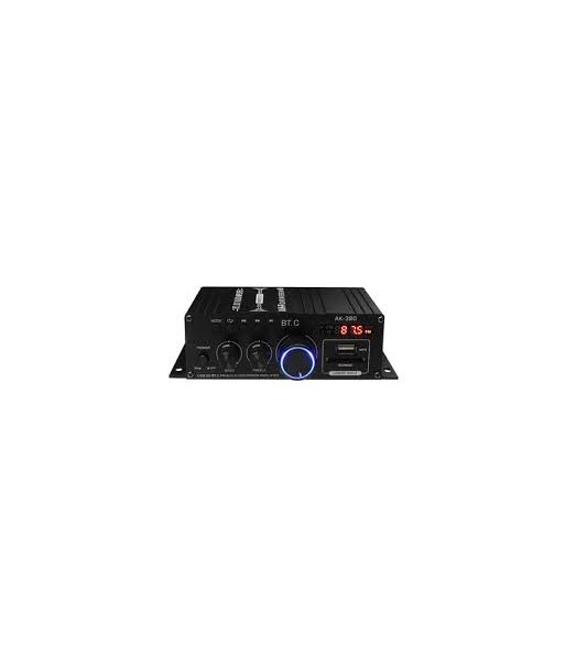 AK-380 USB SD BT.C FM AUX Audio Power Amplifier (uden strømforsyning)