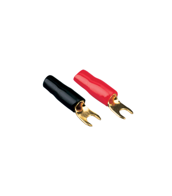 Rød spadeterminal 20mm2 50stk.