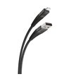 Strikeline Braided ladekabel lightning til USB-A - 120 cm - sort