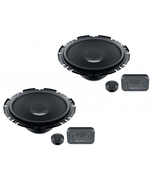 Hertz Dieci flat profile komponent sæt 165mm, 160watt