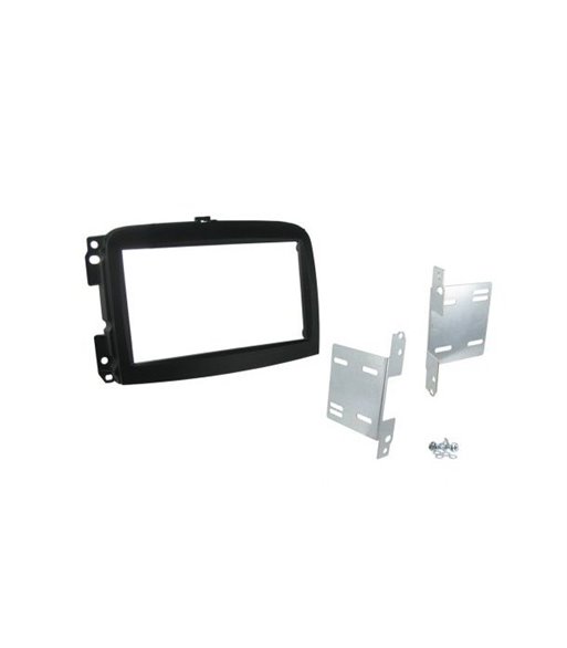 2-DIN radioramme Fiat 500L 2012-2017 - Sort