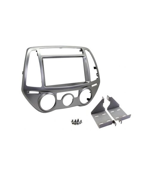 2-DIN radioramme Hyundai I20 m/manual aircon 2012-2014 - Sølv