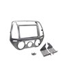 2-DIN radioramme Hyundai I20 m/manual aircon 2012-2014 - Sølv