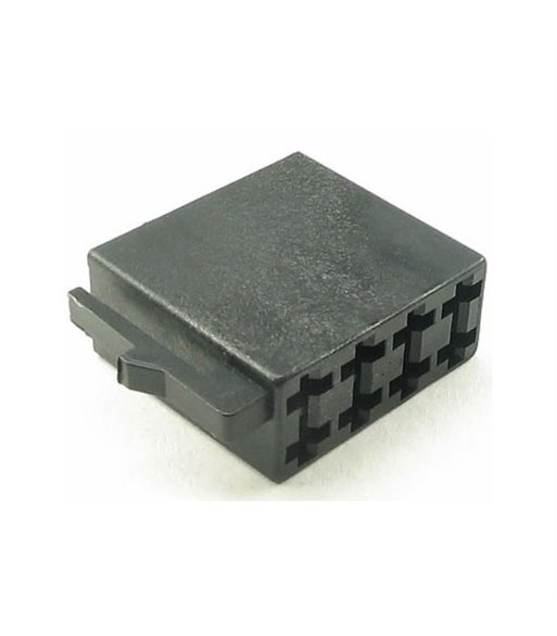 ISO hun hus til power 8 pins - sort - 1 stk.