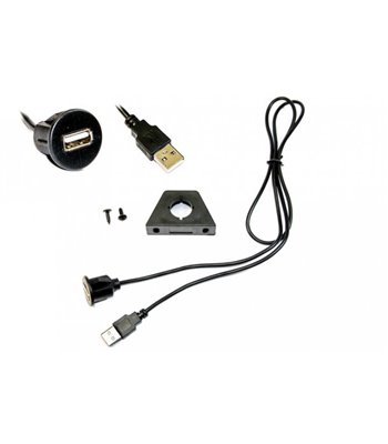 USB stik til indbygning med 1 meter kabel