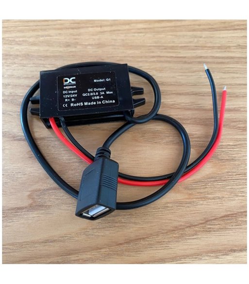 12V/24V adapter til USB-A
