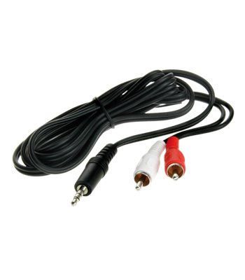 Stereo jack 3,5 mm  RCA stik, 150cm