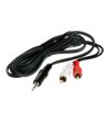 Stereo jack 3,5 mm  RCA stik, 150cm