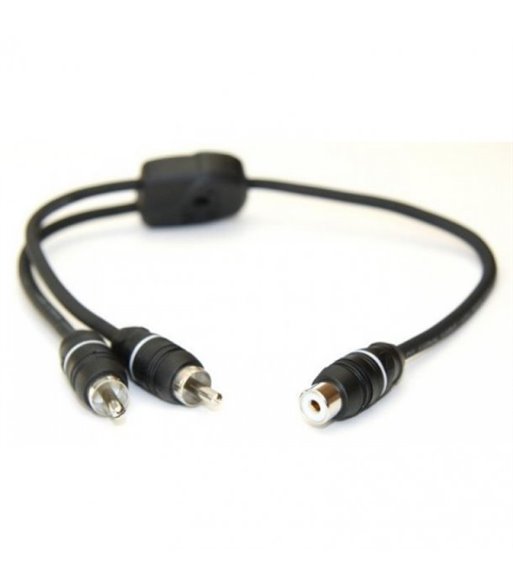 Connection FSM 030 RCA Y-Split Kabel, 1 Hun/2 Han, 30cm