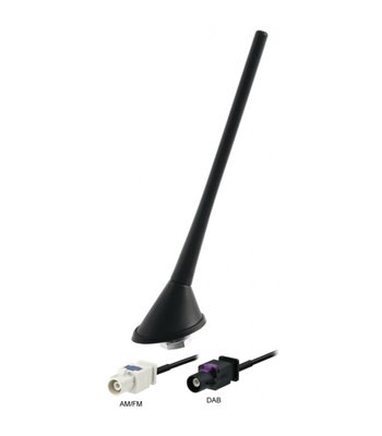 MTA kort 16V tagantenne FM/AM & DAB/DAB+